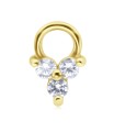 CZ Silver Charms CH-355